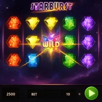 GunsBet - Starburst Slot Game by NetEnt