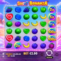 GunsBet - Sweet Bonanza Pokie Game - Cascading Reels and Multipliers